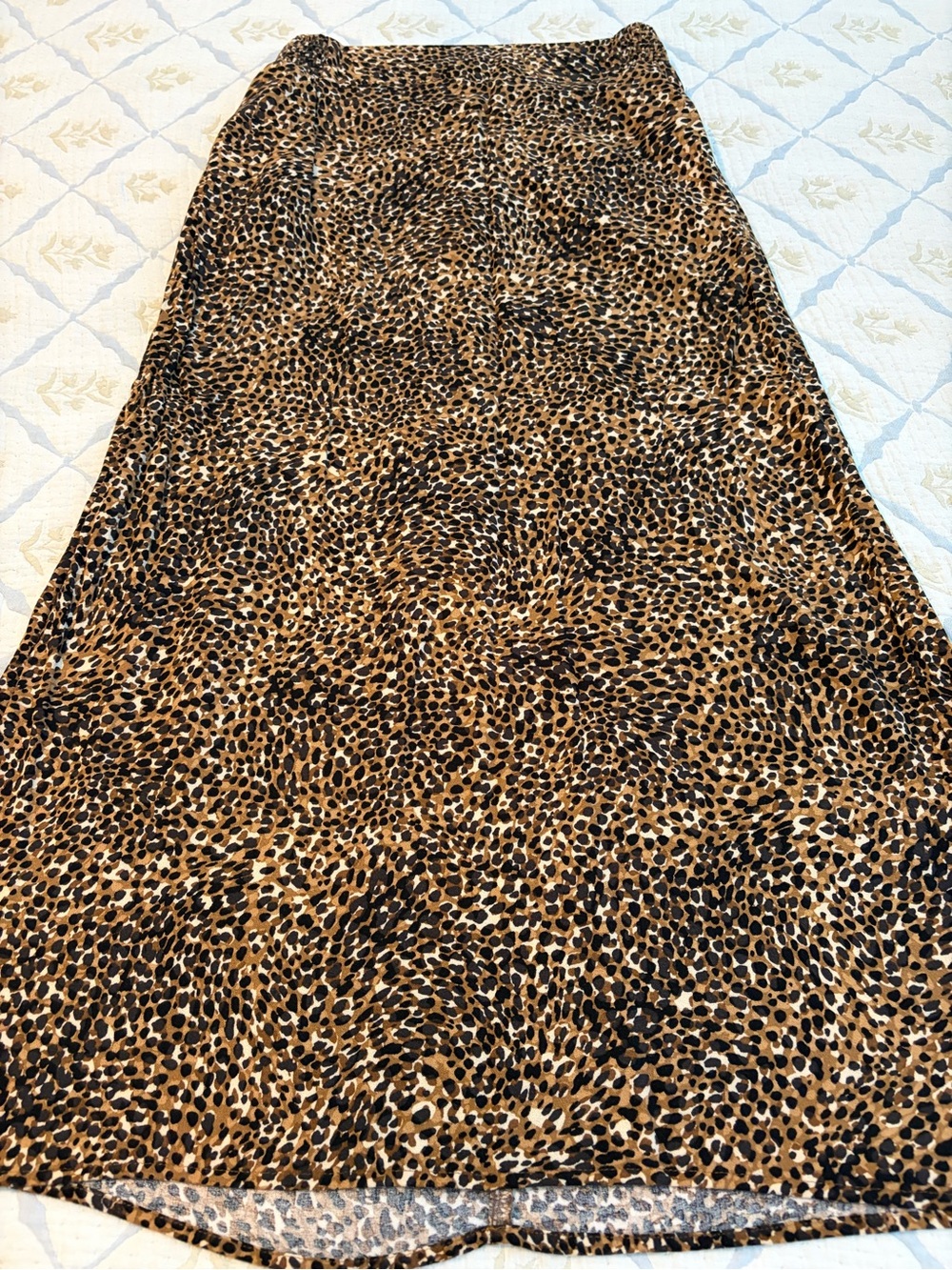 Old Navy Leopard Print Midi Skirt - Brown & Black